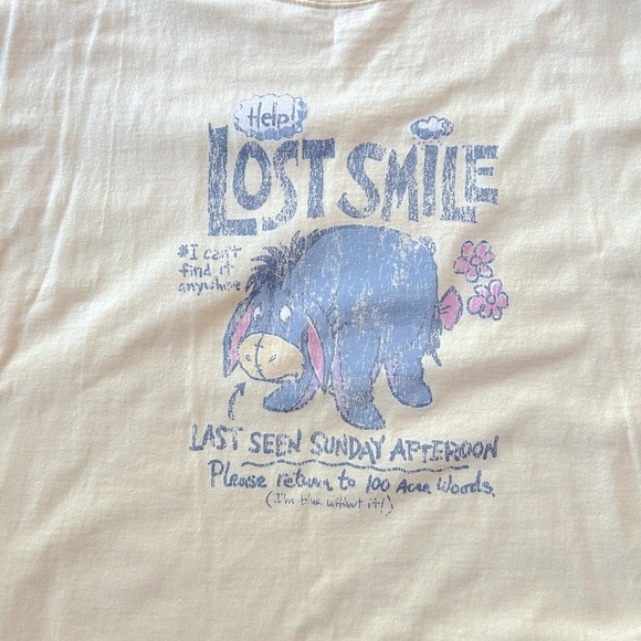 Y2K Disney‎ store Eeyore t-shirt size 2xl - Picture 2 of 3